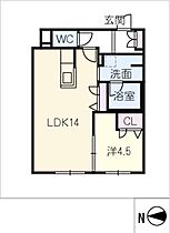 シャーメゾンロジュエール桑名駅西  ｜ 三重県桑名市大字東方（賃貸マンション1LDK・1階・46.71㎡） その2