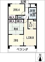 グロリアスＳＴ  ｜ 三重県桑名市大字東方（賃貸マンション3LDK・2階・65.30㎡） その2