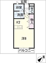 グリーンヒルズ小杉Ａ棟  ｜ 三重県四日市市小杉町（賃貸アパート1K・1階・34.49㎡） その2