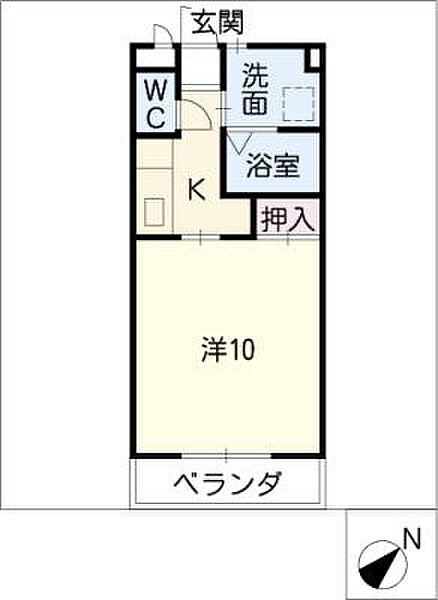 シャトレーヌ霞 ｜三重県四日市市羽津町(賃貸マンション1K・1階・29.16㎡)の写真 その2