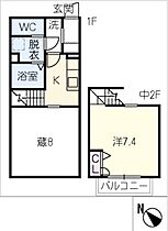 Ｂｅｌｌｅ　Ｌｅａｄ　Ｋ  ｜ 三重県四日市市天カ須賀2丁目（賃貸アパート1K・1階・29.39㎡） その2