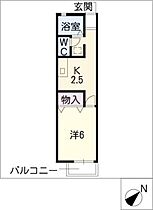 メゾンリバティ  ｜ 三重県三重郡川越町大字高松（賃貸アパート1K・2階・26.25㎡） その2