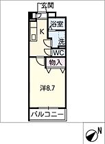 センチュリーかすみ  ｜ 三重県四日市市八田1丁目（賃貸マンション1K・1階・30.60㎡） その2