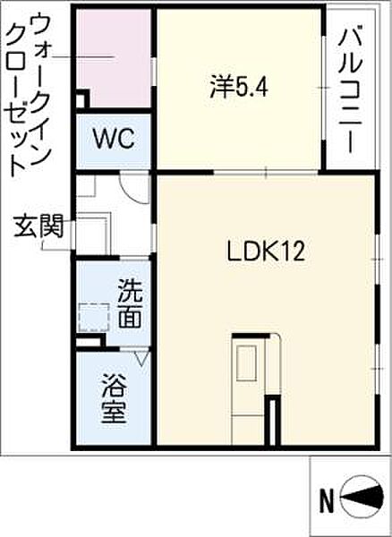 パラシオン日永西Ｂ棟 ｜三重県四日市市日永西1丁目(賃貸アパート1LDK・1階・41.39㎡)の写真 その2