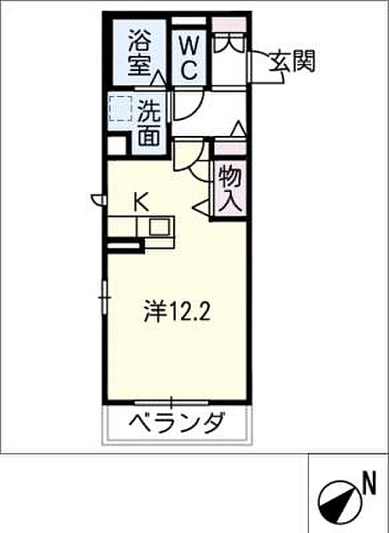 グローリアス四日市 ｜三重県四日市市赤堀新町(賃貸マンション1R・2階・33.25㎡)の写真 その2