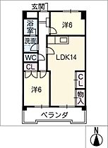 ウノモリックス  ｜ 三重県四日市市鵜の森1丁目（賃貸マンション2LDK・4階・65.28㎡） その2