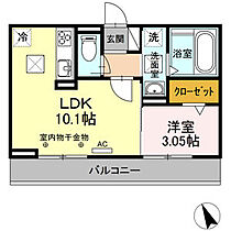 アイティーオーD-room東新町　西館 102 ｜ 三重県四日市市東新町23-6（賃貸アパート1LDK・1階・33.42㎡） その2