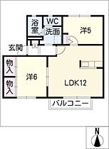 ルミエール城西　Ｃ棟  ｜ 三重県四日市市城西町（賃貸アパート2LDK・2階・52.92㎡） その2