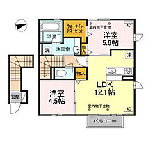 サンシャイン 日永西 201 ｜ 三重県四日市市日永西4丁目17-13（賃貸アパート2LDK・2階・58.25㎡） その2