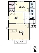 フレンドリーＢ棟  ｜ 三重県四日市市伊倉3丁目（賃貸アパート2LDK・2階・55.75㎡） その2