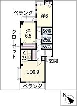 エクセル江島II  ｜ 三重県鈴鹿市南江島町（賃貸マンション2LDK・4階・59.91㎡） その2