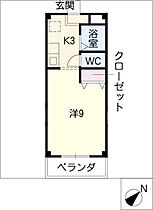 鈴鹿みらい  ｜ 三重県鈴鹿市南若松町（賃貸マンション1K・2階・26.40㎡） その2