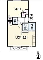 エクセランＢ棟  ｜ 三重県鈴鹿市西条5丁目（賃貸アパート1LDK・2階・50.74㎡） その2