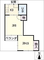 長島ビル2  ｜ 三重県津市大谷町（賃貸マンション2K・3階・26.73㎡） その2