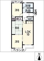 セントラル21  ｜ 三重県津市桜橋1丁目（賃貸マンション3LDK・2階・66.00㎡） その2