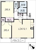 リゾナーレ　Ｃ  ｜ 三重県津市栗真町屋町（賃貸アパート2LDK・2階・54.57㎡） その2