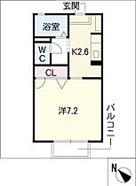 メゾンリベールＢ  ｜ 三重県津市一身田中野（賃貸アパート1K・1階・24.71㎡） その2