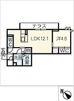 ディーシャンブル南丸之内　Ａ棟  ｜ 三重県津市南丸之内（賃貸アパート1LDK・1階・41.97㎡） その2