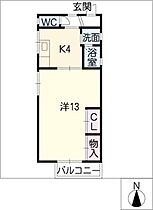 コーポ緑の街  ｜ 三重県津市長岡町（賃貸アパート1K・2階・40.10㎡） その2