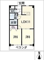 ライトパレス  ｜ 三重県津市白塚町（賃貸マンション2LDK・1階・49.50㎡） その2