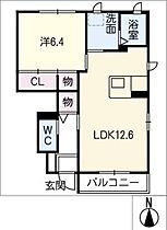 松燈  ｜ 三重県津市栗真町屋町（賃貸アパート1LDK・1階・47.07㎡） その2