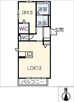 メゾン・カレバス  ｜ 三重県津市上浜町6丁目（賃貸アパート1LDK・2階・40.76㎡） その2