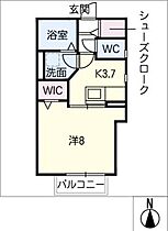 Ｌｅ　ｃｉｅｌ  ｜ 三重県松阪市鎌田町（賃貸アパート1K・1階・29.34㎡） その2