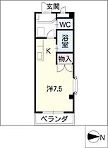 山田ハイツ  ｜ 愛知県名古屋市中村区沖田町（賃貸マンション1R・2階・24.80㎡） その2