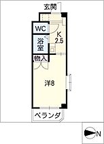 クレール楠  ｜ 愛知県名古屋市中村区中村本町2丁目（賃貸マンション1K・4階・24.30㎡） その2