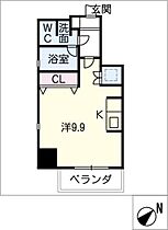 カサプラティーノ名古屋ノルテ  ｜ 愛知県名古屋市中村区井深町（賃貸マンション1R・4階・27.36㎡） その2