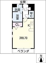 Ｏ．Ｋ．ポラリス  ｜ 愛知県名古屋市中村区元中村町1丁目（賃貸マンション1R・2階・24.18㎡） その2