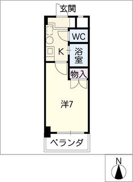 セントラルハイツ向陽 ｜愛知県名古屋市千種区池下町2丁目(賃貸マンション1K・3階・21.00㎡)の写真 その2