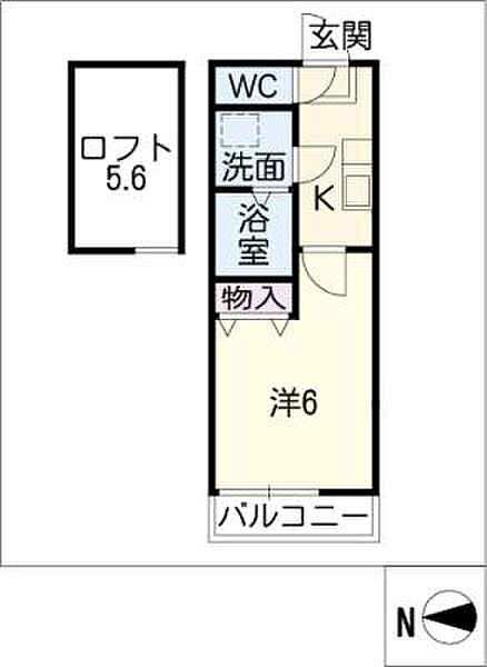 コーポＭ2 ｜愛知県名古屋市千種区青柳町5丁目(賃貸アパート1K・1階・18.60㎡)の写真 その2