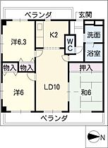 ハイム公園通り  ｜ 愛知県名古屋市千種区仲田1丁目（賃貸マンション3LDK・4階・65.70㎡） その2