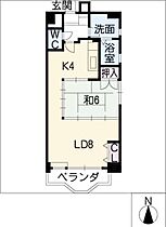 サンハイム池下  ｜ 愛知県名古屋市千種区春岡1丁目（賃貸マンション1LDK・7階・45.25㎡） その2