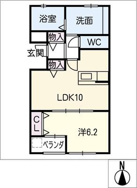 ＡＳＫＡ　ＨＩＬＬＳ ｜愛知県名古屋市千種区日進通3丁目(賃貸マンション1LDK・2階・42.61㎡)の写真 その2