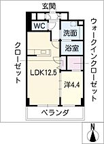 メルベーユ覚王山  ｜ 愛知県名古屋市千種区末盛通2丁目（賃貸マンション1LDK・7階・44.31㎡） その2