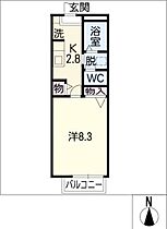 プレシアス覚王山  ｜ 愛知県名古屋市千種区山門町1丁目（賃貸アパート1K・2階・27.18㎡） その2