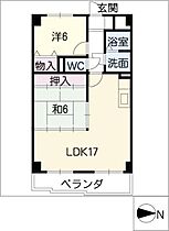 グランパス春岡  ｜ 愛知県名古屋市千種区春岡1丁目（賃貸マンション2LDK・4階・63.38㎡） その2