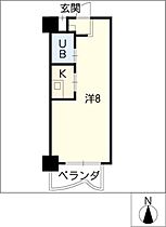 水主町ロイヤルハイツ  ｜ 愛知県名古屋市中村区名駅南3丁目（賃貸マンション1K・8階・24.18㎡） その2