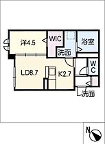 MAISON CLOCHETTE  ｜ 愛知県名古屋市西区則武新町3丁目（賃貸アパート1LDK・1階・40.66㎡） その2