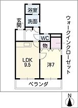 ウィンドウズ香呑  ｜ 愛知県名古屋市西区香呑町2丁目（賃貸マンション1LDK・4階・43.22㎡） その2