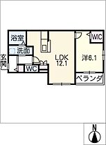 Ｌｅｖａｎｔｅ  ｜ 愛知県名古屋市西区天神山町（賃貸マンション1LDK・2階・45.93㎡） その2