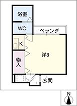 ＡＸＩＳ浄心  ｜ 愛知県名古屋市西区上名古屋2丁目（賃貸マンション1K・3階・22.00㎡） その2