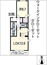 メゾン　シャルマン  ｜ 愛知県名古屋市西区枇杷島4丁目（賃貸アパート1LDK・1階・45.30㎡） その2