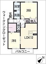 ファミールII  ｜ 愛知県清須市助七2丁目（賃貸アパート2LDK・1階・59.40㎡） その2