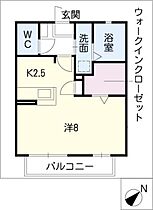 シャルムメゾンＡ棟  ｜ 愛知県名古屋市西区上小田井2丁目（賃貸アパート1R・1階・30.48㎡） その2