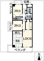 アネックスコート比翼  ｜ 愛知県名古屋市中川区一色新町2丁目（賃貸マンション3LDK・6階・66.30㎡） その2