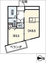 リストレジデンス八田  ｜ 愛知県名古屋市中川区花池町3丁目（賃貸マンション1DK・2階・26.35㎡） その2