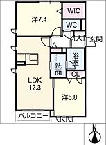 サンセールIII  ｜ 愛知県名古屋市中川区富田町大字千音寺字間渡里（賃貸アパート2LDK・2階・59.46㎡） その2